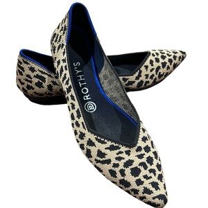 Rothy’s pointe leopard size 9
